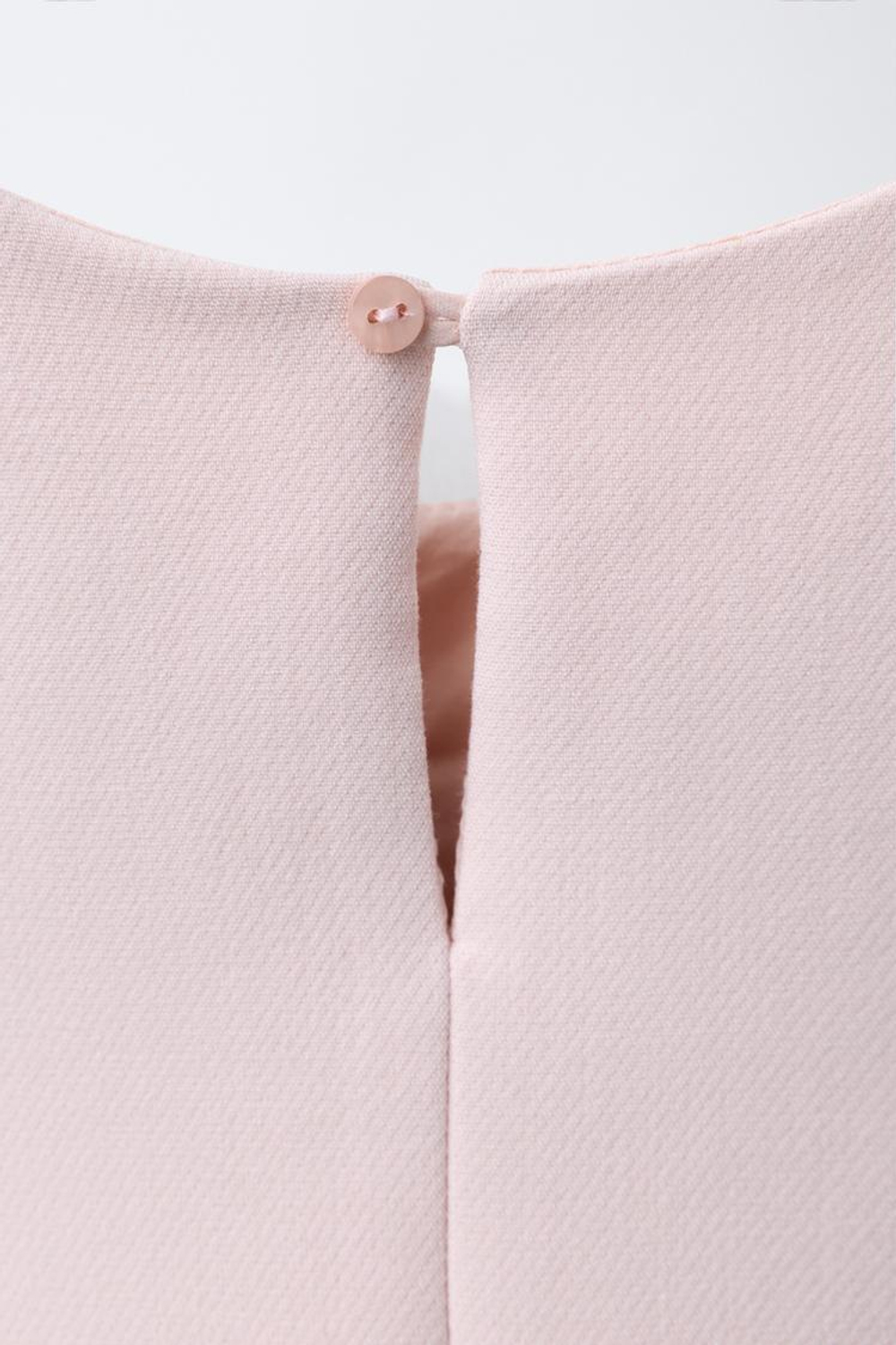 ZARA ПЛАТЬЕ С 3D ЦВЕТАМИ, СВЕТЛО-РОЗОВЫЙ