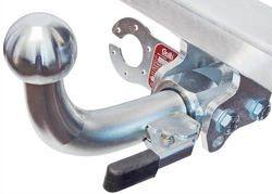Фаркоп оцинкованный Galia M034C для Mercedes Sprinter Classic 2013-, Mercedes Sprinter 1995-2006, Volkswagen LT 1995-2006(паспорт и сертификат в комплекте)(без электрики)