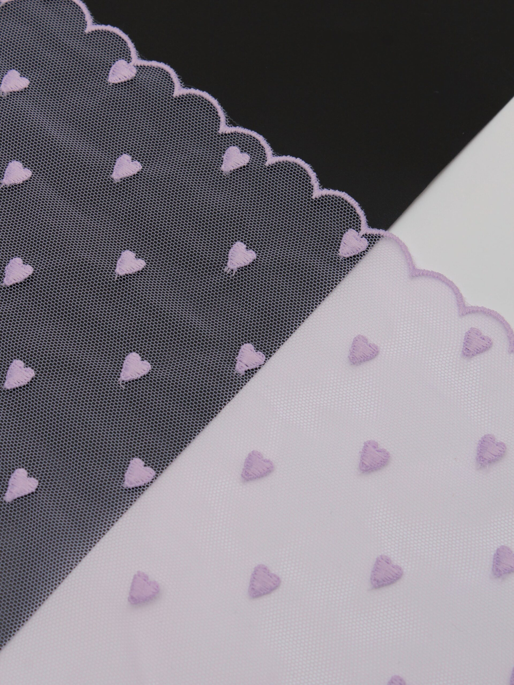 Вышивка на сетке орхидея неэластичная ширина 32 см