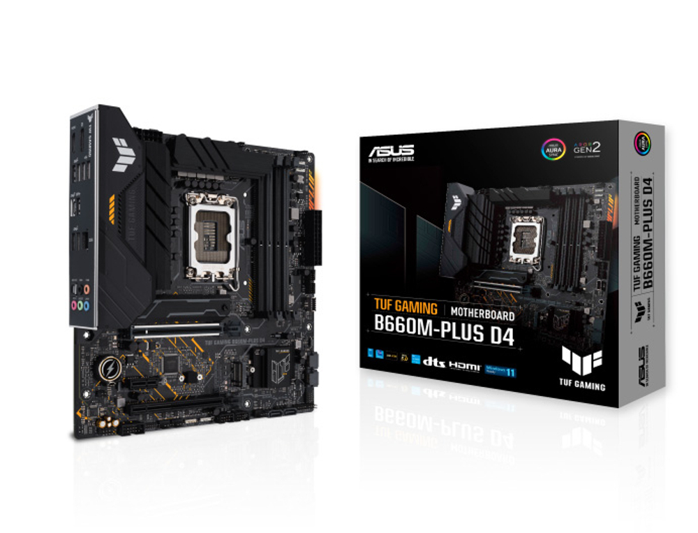 Материнская плата Asus TUF GAMING B660M-PLUS D4 Socket 1700, mATX
