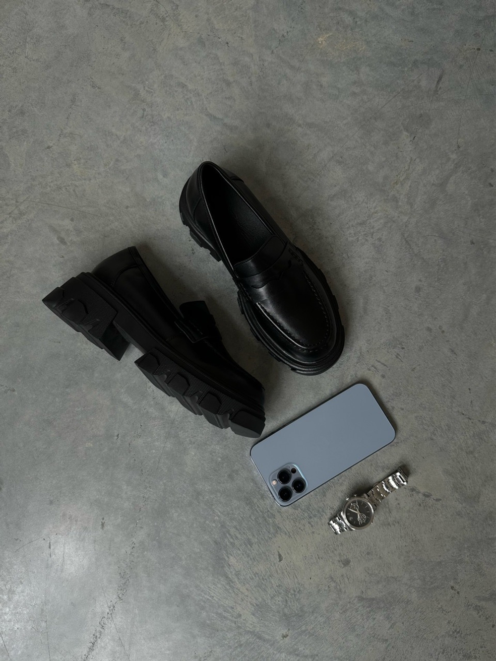 Лоферы из натуральной кожи