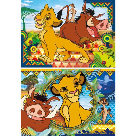 Puzzle PZL 2X60 LION KING - 2019      95030069