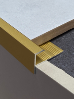 АЛТПг 8мм "DO-1" 2,7м Золото мат. окантов. гиб. анод. алюм.