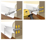 КРЕПЕЖ ДЛЯ ПЛИНТУСА ИЗИФИКС 6Х30ММ IDEAL