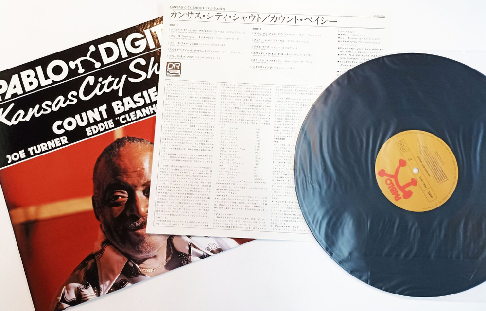 Винтажная виниловая пластинка LP Count Basie, Joe Turner, Eddie CleanHead Vinson Kansas City Shout (Japan 1980)