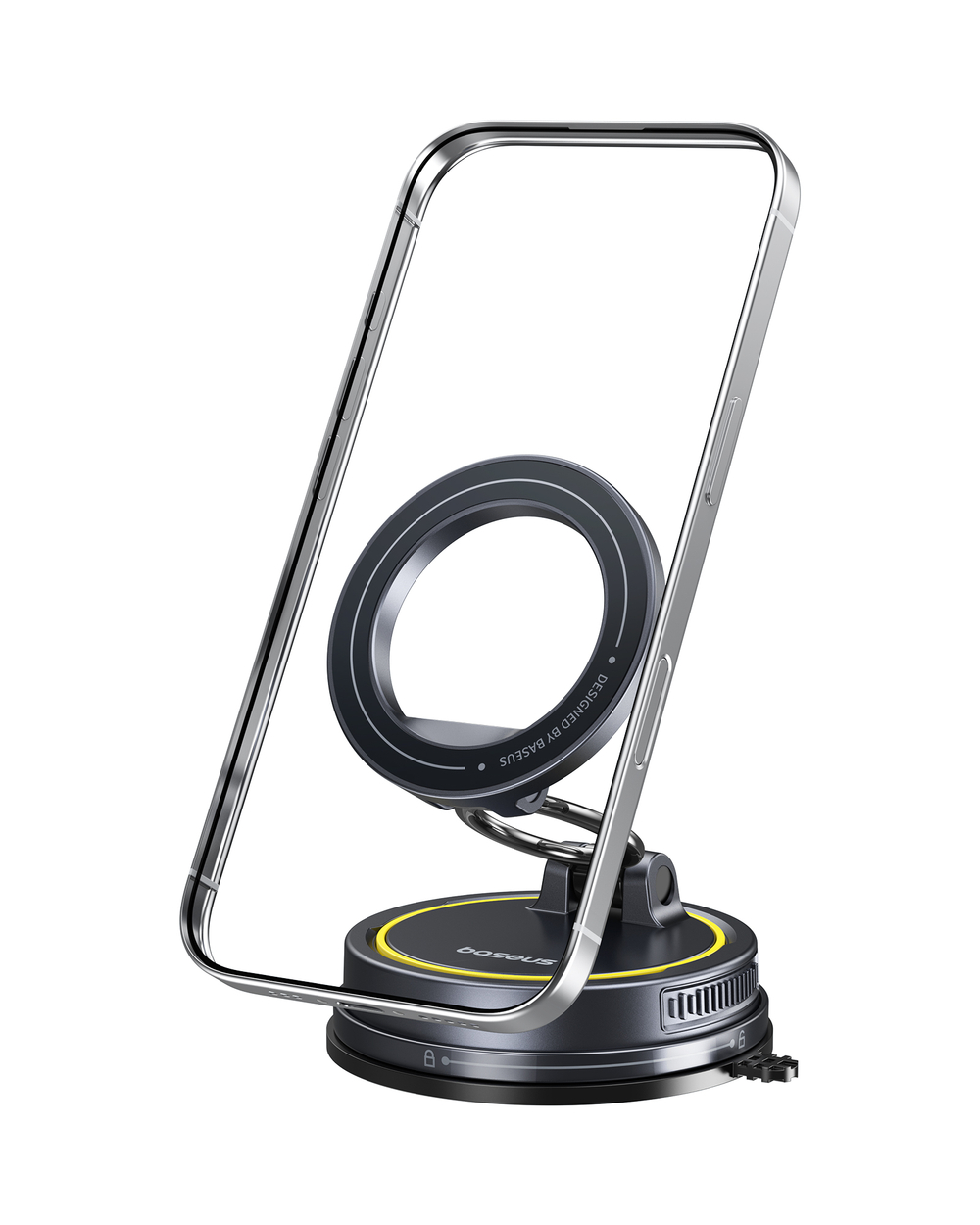 Автомобильный держатель Baseus VC2 Flex Magnetic Car Mount Suction Cup Version (MagSafe)