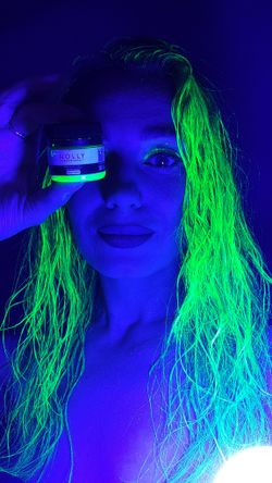 Декоративный гель для лица, волос и тела Color Gel Green Neon