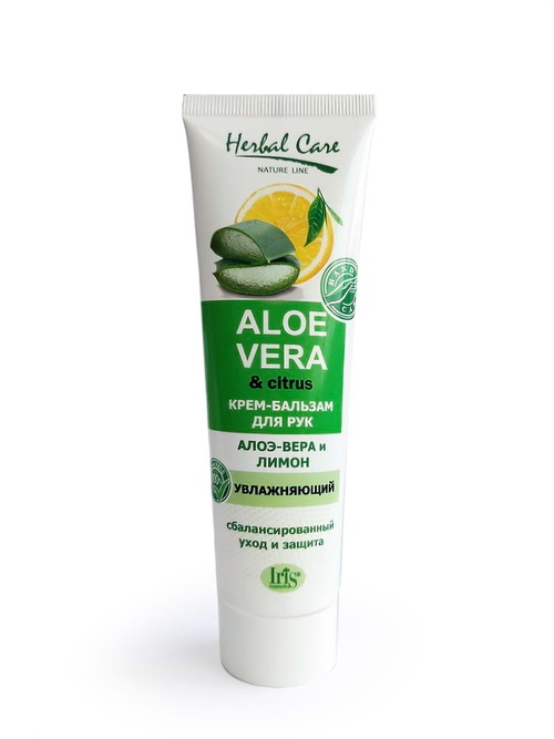 "Herbal Care" Крем-Бальзам для рук Алоэ-Вера и Лимон 100мл