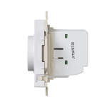 ATLASDESIGN ТЕРМОСТАТ электронный для теплого пола с датчиком, 10A, механизм, БЕЛЫЙ