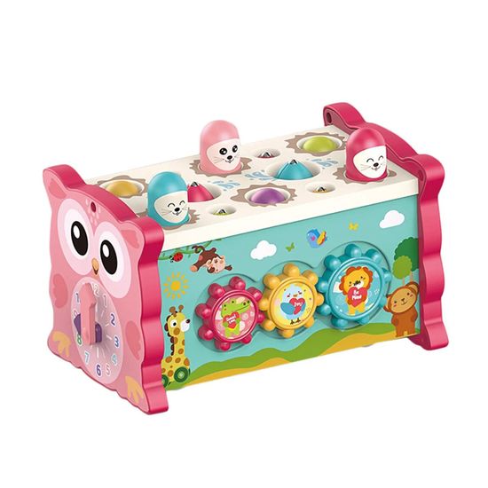 Бизиборд  6в1  " Совёнок "  для малышей