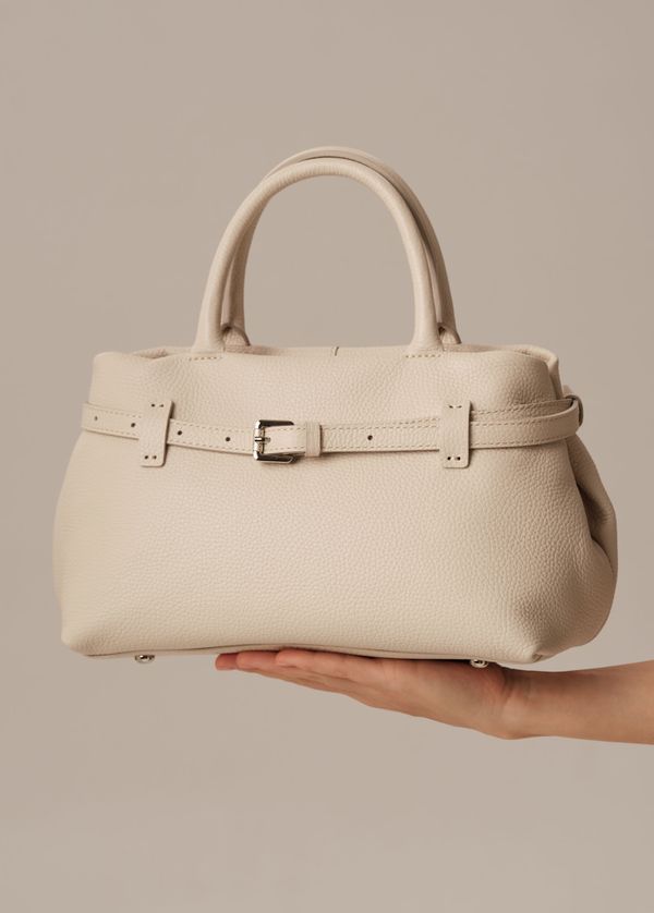 Кожаная сумка DBR Muse 31399 светлый крем