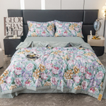 Комплект постельного белья Сатин с Одеялом 100% хлопок OB129