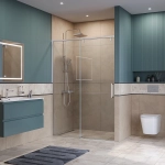 Душевая дверь BelBagno SOFT_CLOSE-1-BF-1-140-C-Cr 140 стекло прозрачное/профиль хром