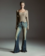 Болеро вторая кожа М, Серо-Бежевое