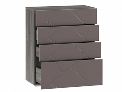 НМ 040.64 комод Summit / ясень анкор тёмный / графит софт