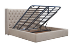 Кровать 1726 BEIGE бежевая с ящиком для белья
