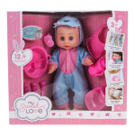 Пупс функциональный с аксесс., коробка ZL9920-G