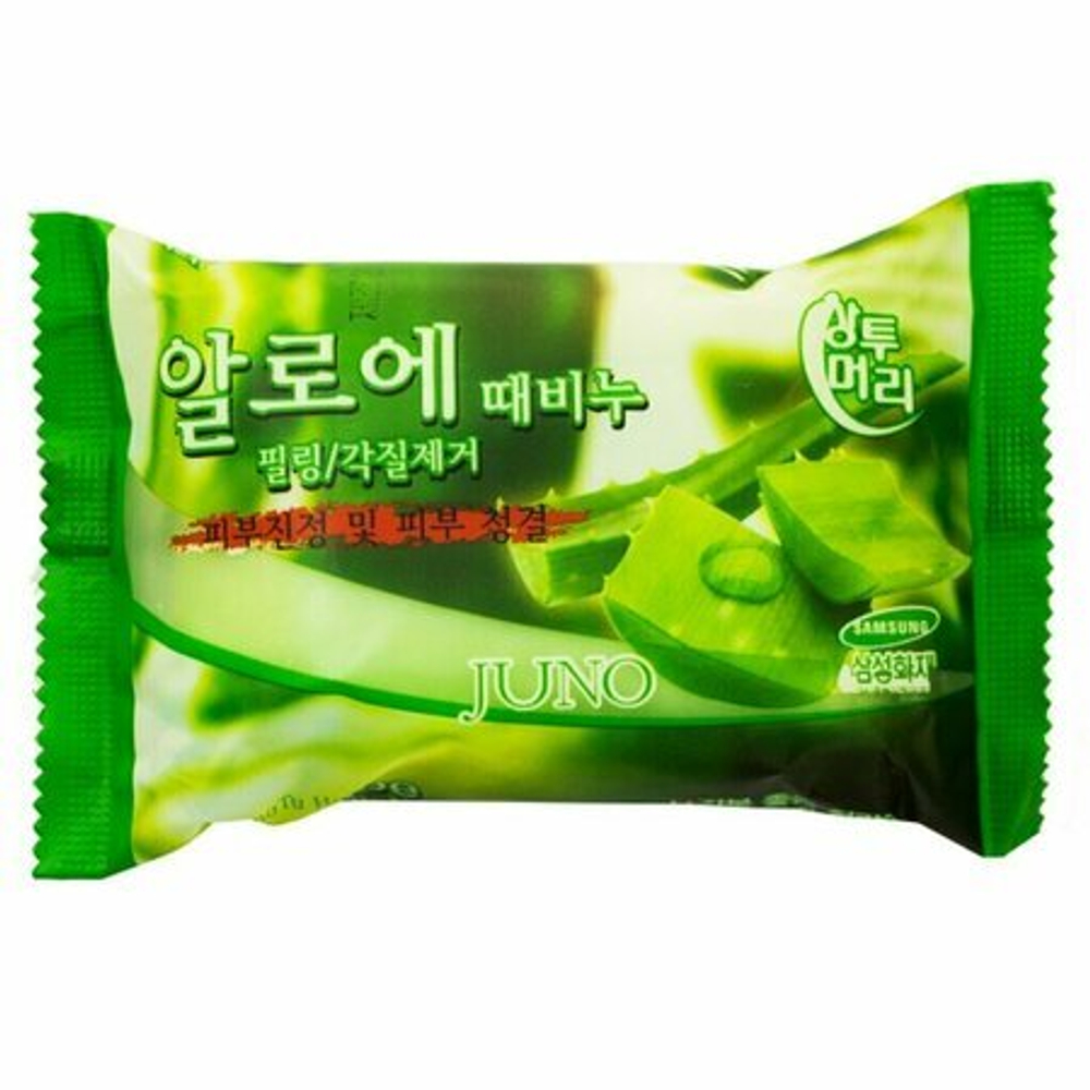 Мыло с экстрактом алоэ Juno "Aloe soap"