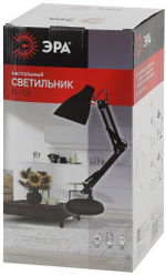 Настольная лампа ЭРА N-123-E27-40W-BK черный