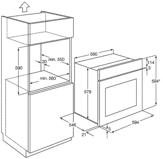Электрический духовой шкаф AEG BS 731442 CM