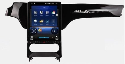 Магнитола Mercedes-Benz ML W166, GL X166, 2011-2015 NTG 4/4.5 - Carmedia NH-1007 в стиле "Тесла" на Android 12, 6Гб+128Гб, 4G SIM-слот, CarPlay