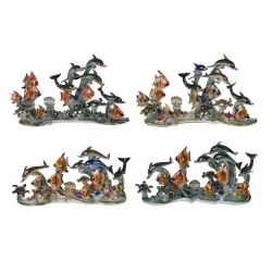 GAEM Фигурка декоративная "Морская композиция", L23 W9 H13 см, 4в.