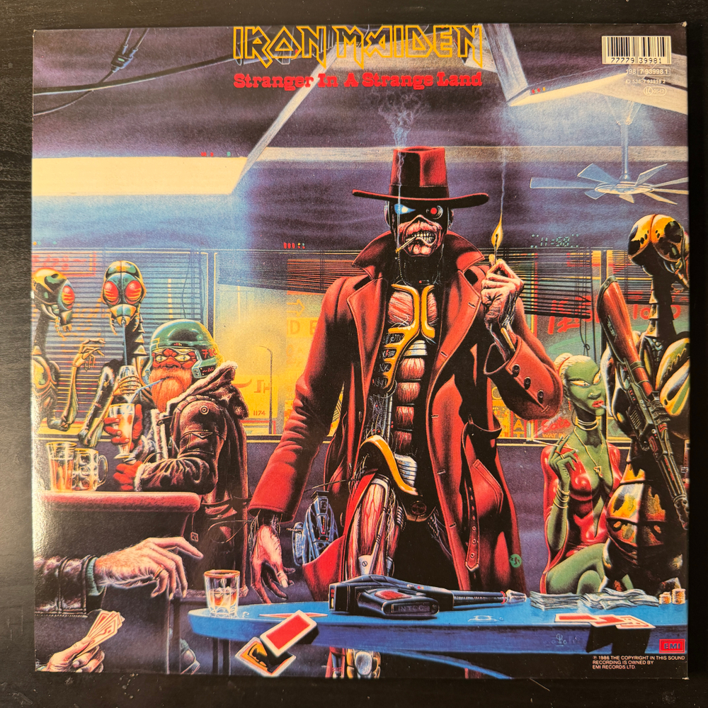 Iron Maiden ‎– Wasted Years · Stranger In A Strange Land (Европа 1990г.) 2 × Vinyl, 12", 45 RPM Т