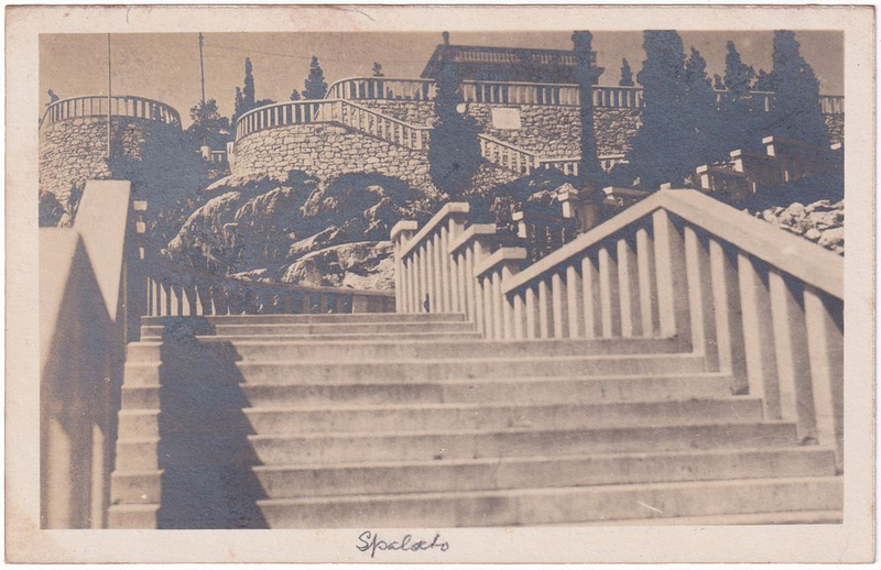 Фотооткрытка «Набережная имени доктора Ж. Рачича» (Лестница променада)