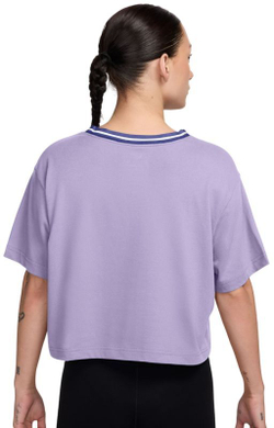 Женская футболка Nike Heritage Dri-Fit Crop - гортензии