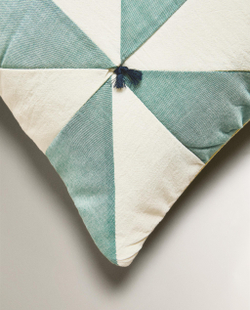 Zara Home наволочка декоративная из хлопка, зелёный, 45x45 см · 0615/007