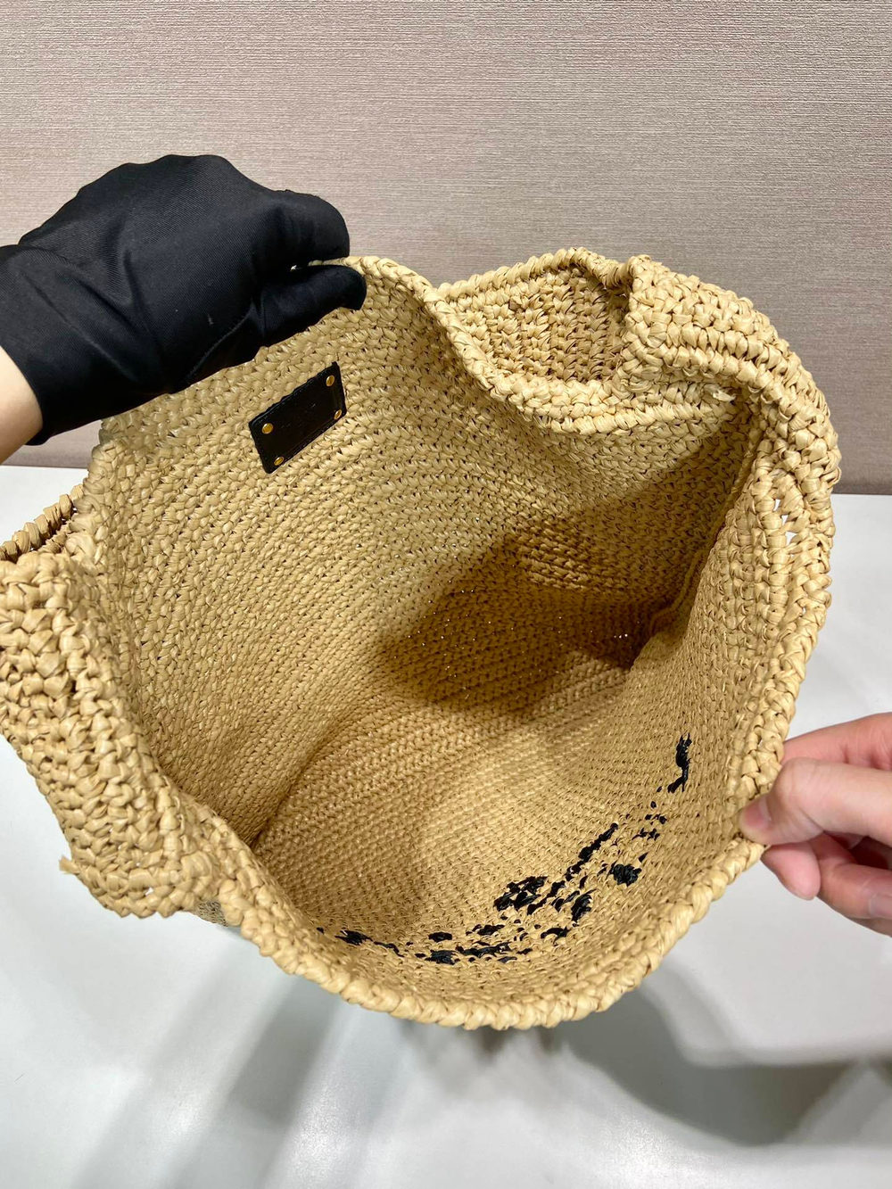 Prada Crochet Tote Bag 42 cm