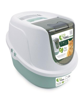 Туалет-бокс ЭКО для кошек, M, морская волна, 52.3x39.7x38см MPets 20117399