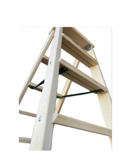 Стремянка деревянная 2х6 wide (рабоч. высота 2,85м)