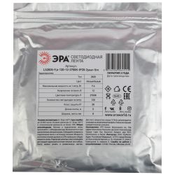 Светодиодная лента ЭРА LS2835-9,6-120-12-2700K-IP20 2year-5m теплый белый | Светодиодные ленты 12В 2 год