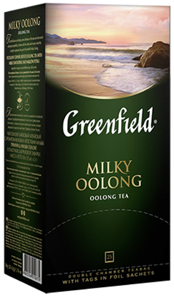 Чай зеленый Greenfield, Milky Oolong, 20 пак