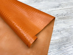Crocco Mini Margo Amber Orange (0,8-1,0 мм), цв. Оранжевый, натуральная кожа