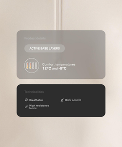 Oysho Термофутболка с застежкой-молнией, норка