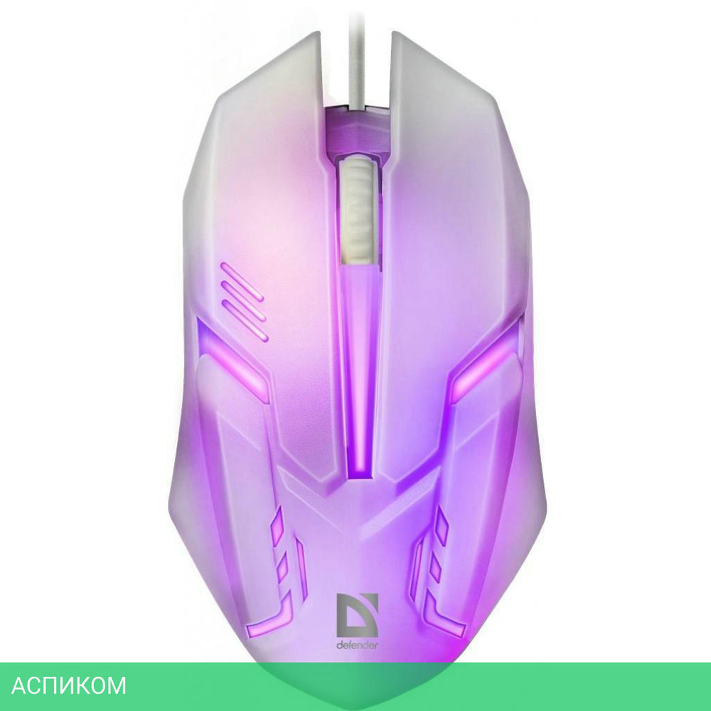 Мышь Defender Cyber MB-560L белый (52561)