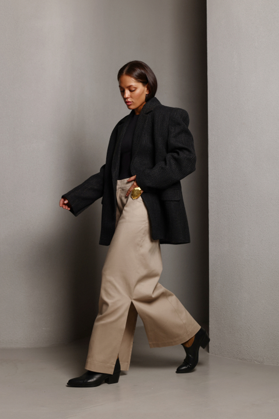 Юбка-макси из денима