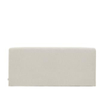 Изголовье Valma из жемчужного шенилла со съемным чехлом для кровати 160 x 200 см