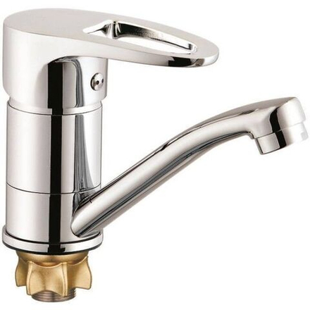 Смеситель для умывальника,плоский излив, гайка PЕD4-В180 ZEGOR