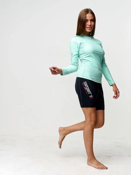 Футболка рашгард лонгслив Sargan Агидель Худи UPF 50+ светло-зеленый