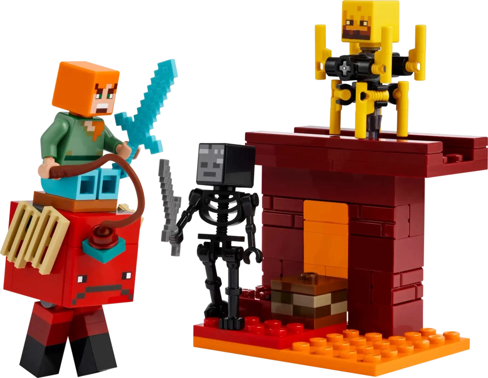 Конструктор LEGO Minecraft 21266 Битва за Нижнюю лаву