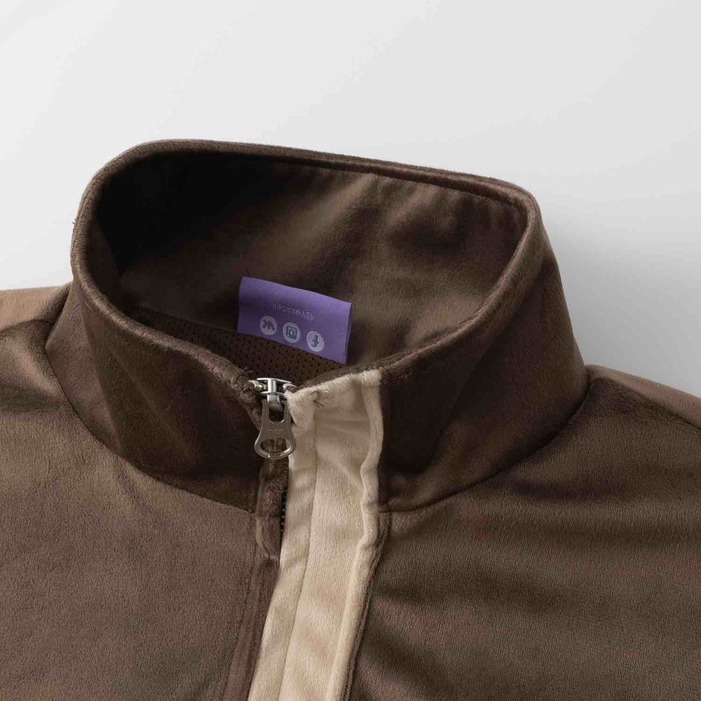 Олимпийка Ymkashix велюровая Puff коричневая