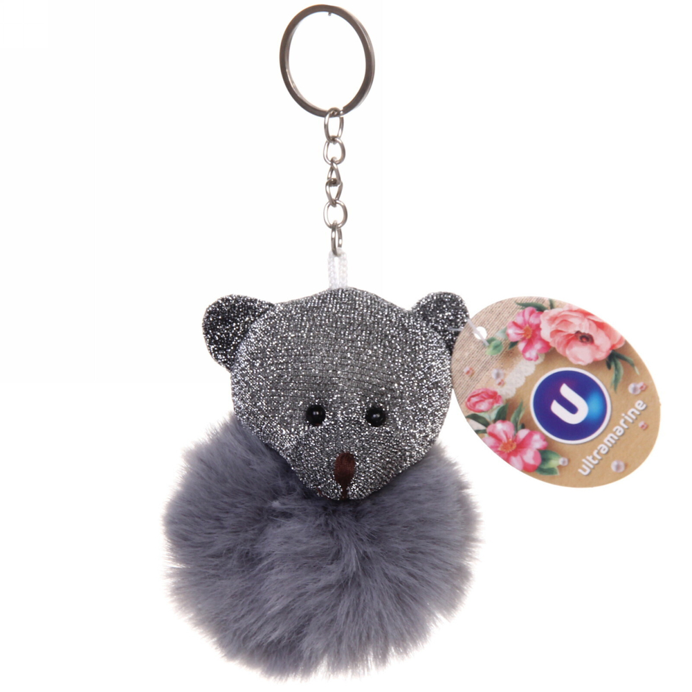 Брелок «Pom pom- Медвежонок Бонни» микс 6 цветов, 10см
