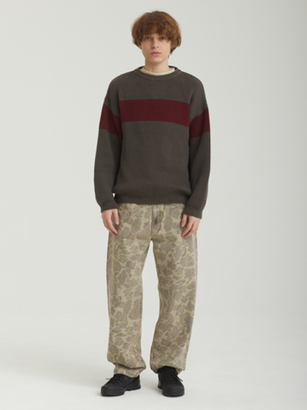 Мужской Свитер Washed Block