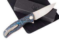 Нож Широгоров F3 Magnacut Blue TechnoCarbo MRBSфотография - 2