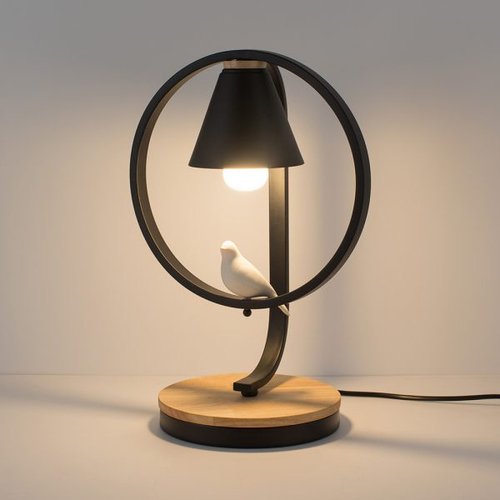 Настольная лампа Home Light Астерия MMD-LED E013-4-1xE27 черный