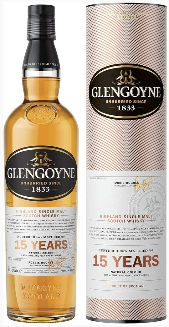 Виски Glengoyne 15 Years Old, 0.7 л