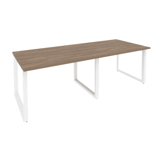 Onix Стол переговорный O.MO-PRG-2.2 Дуб Аризона/Металл Белый 2360*980*750